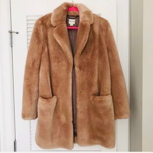 Reiss Faux Fur Jacket